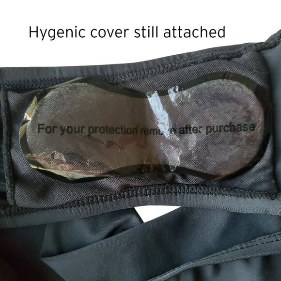 AmberNoon II NWOT One-Piece Halter Top Swimsuit in Black Size 20W - Picture 7 of 16